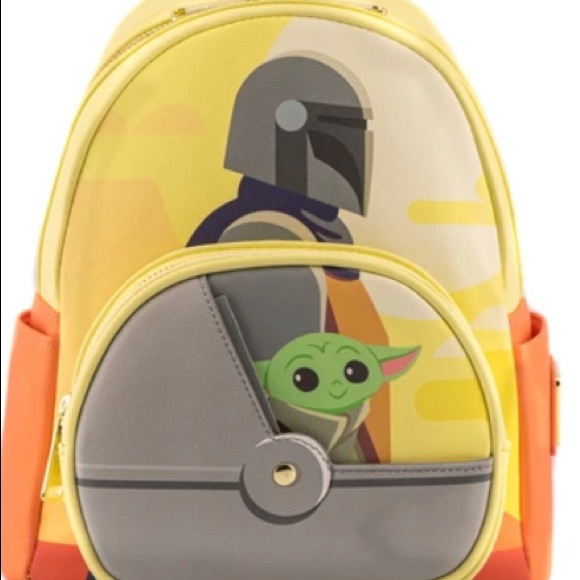 Loungefly Disney Star Wars The Mandalorian Chipd Grogu mini Backpack